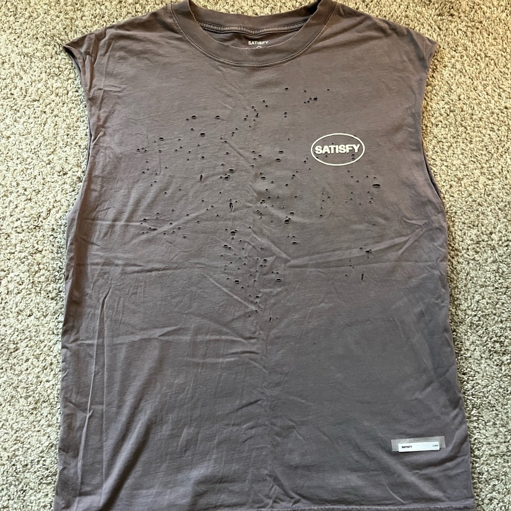 Satisfy MothTech Muscle Tee - Purple